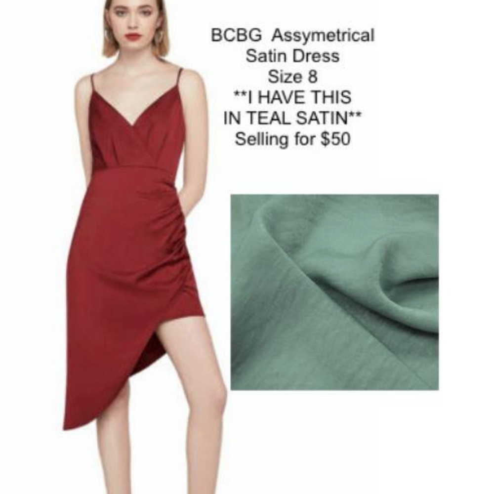 SAGE BCBG ASSYMETRICAL DRESS
